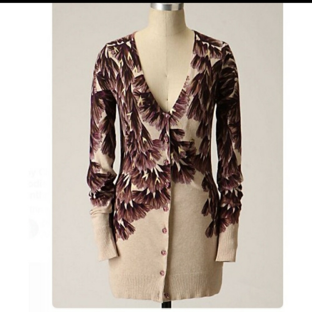 Anthropologie Elodie Lily Cardigan Sweater